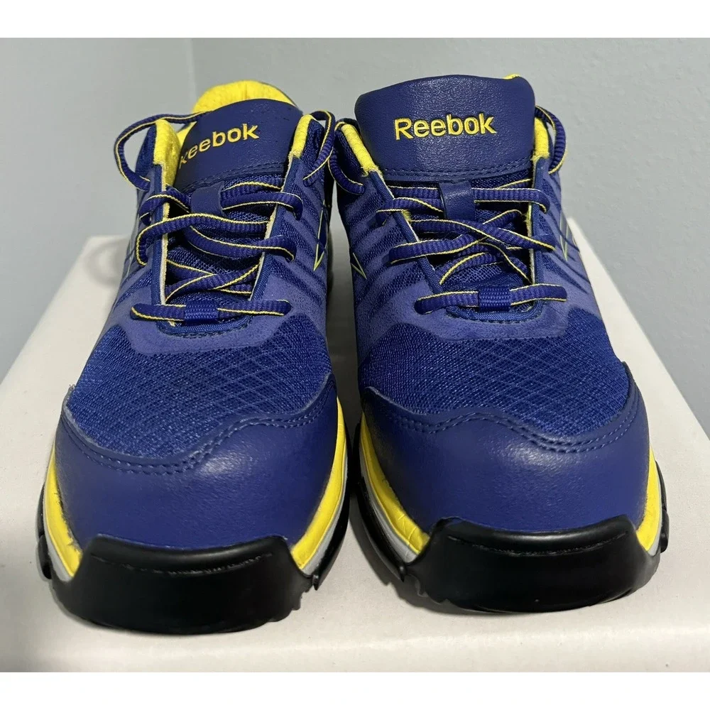 Reebok Womens Arion Oxford Composite Toe Work Shoe RB457 Purple Size 6 W Read**